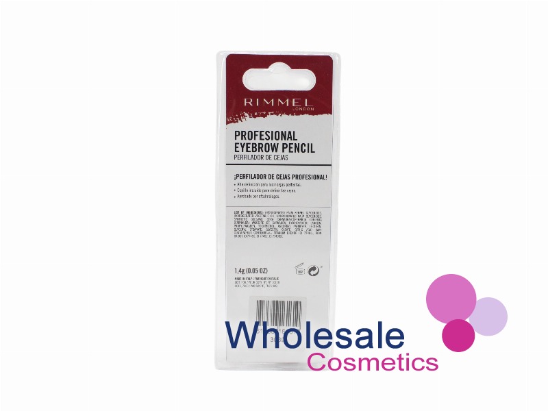 6 x Rimmel Eyebrow Professional Pencil - 004 BLACK BROWN